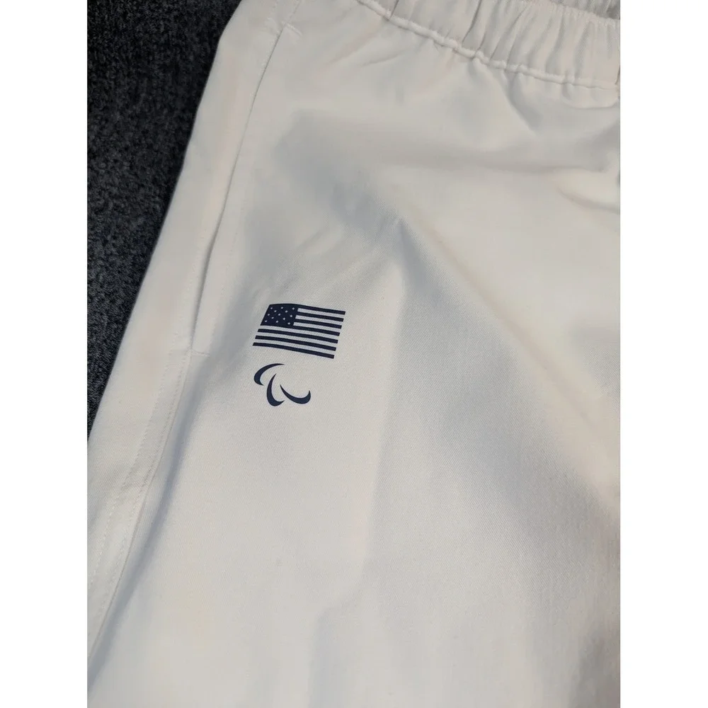 FIGS Team USA Medical Team Pisco Basic Scrub Pants Mens Large White NWT